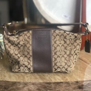 Small Coach Monogram Hangbag